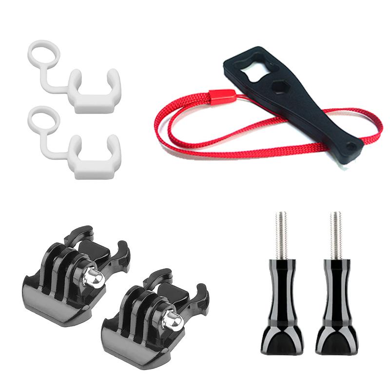 База силиконовый замок пряжка винт затягивающий винт ключ набор для GoPro Hero 12 11 10 9 8 7 6 5 SJCAM SJ4000 AKASO EKEN DJI H9R