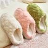 Cozy Cotton Indoor Slippers: Warm, Non-Slip, Plush Footwear for Women and Men - Perfect for Autumn and Winter.