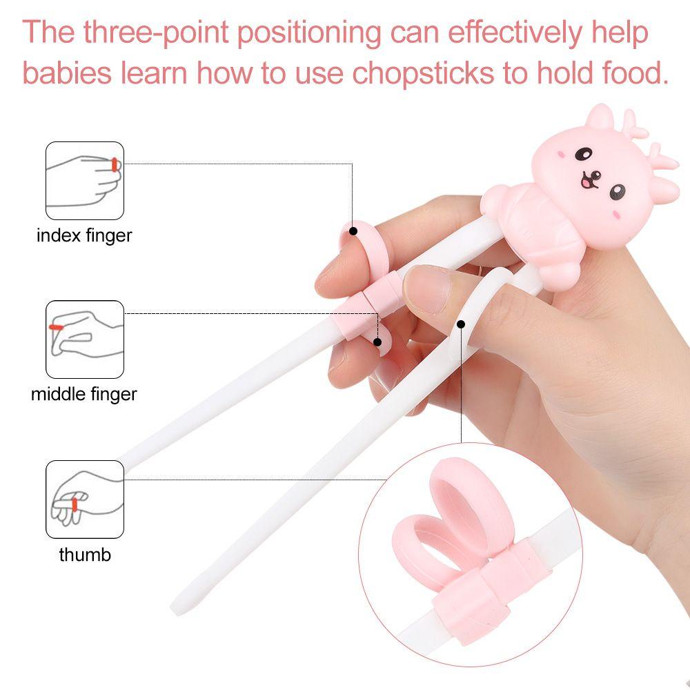 Cartoon Toughness Baby Tableware Learning Chopsticks Beginner Chopsticks Training Eating Helper