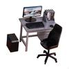 1/12 Computer Desk and Chair Miniature Gaming Table with Keyboard Model for Decoration