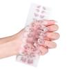 22Pcs Self-Adhesive Nail Wraps Nail Gel Polish Strips Full Wraps Nail Polish Stickers Gel Nail Strips Gel Nail Stickers