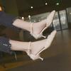 White Flower Pumps New Arrival Womens Wedding Shoes Bride High Heels Platform Shoes for Woman Ladies Party Dress Shoes