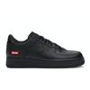 Supreme X Air Force 1 Low Box Logo - Black Unisex Sneakers CU9225-001