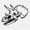 Dead Dinosaur Drawing Drawing Dinosaur Iron On Heat Transfer Printing Vinyl Patches Sticker for Clothes DIY Appliques Washable Patches