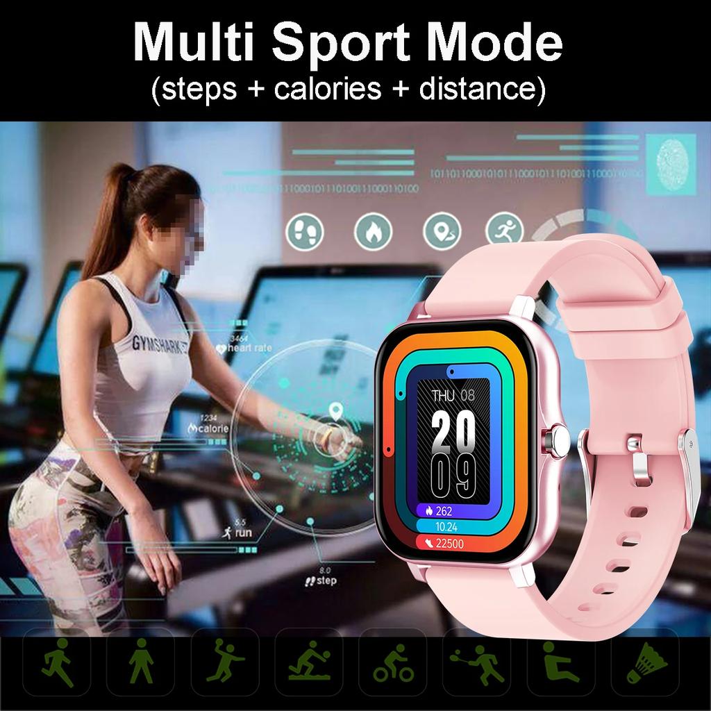 Women Gold Smart Watch Men Waterproof Bluetooth Wireless Call Infinite Screen Smart Bracelet 2024 New Watch DIY Watch Face Bands