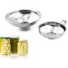Leak Hoppers Wide Mouth Canning Funnel Stainless Steel Oil Cooking Tools Filter Hopper