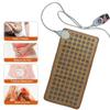 Natural Jade Heating Pad with Far-Infrared - Adjustable Heat & Smart Thermostat for Muscle Pain Relief, Relaxation, Circulation