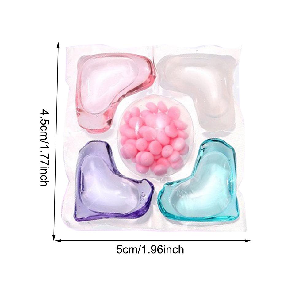 50/100Pcs Laundry Detergent Soap Box 5 In 1 Multi-purpose Strong Detergent Laundry Aroma Liquid Capsule Ball for Home Dormitory