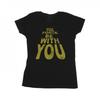 Womens/Ladies May The Force Be With You Cotton T-Shirt