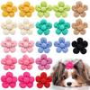 5/10PCS Spring Dog Bows for Puppy Cat Flower Bowknot Rubber Bands for Dogs Fashion Dog Hair Accessories Dog Grooming Accesories