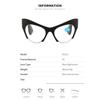 Fashion Cat Eye Women Cat Eye Anti Blue Light Reading Glasses+1.0+1.5+2.0+2.5+3.0+3.5+4.0