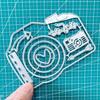 Camera Metal Cutting Dies Stencil for DIY Scrapbooking Photo Album Embossing Paper Cards Crafts Diecuts