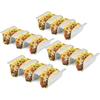 Stainless Steel Taco Holder Double-Sided Tortilla Tray Burrito Holder Taco Display Stand for Sandwiches Waffles