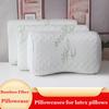 Bamboo Fiber Latex Pillowcase Bamboo Flower Pattern Memory Foam Pillowcase 60x40 Home Adult Pillowcase Pillow Cover
