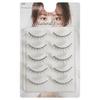 D-ONE False Eyelashes Natural 5 Pairs (A03 Casual Brown Without Makeup)