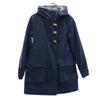 MAX&CO Stainless Collar Coat 38 Navy Women Used