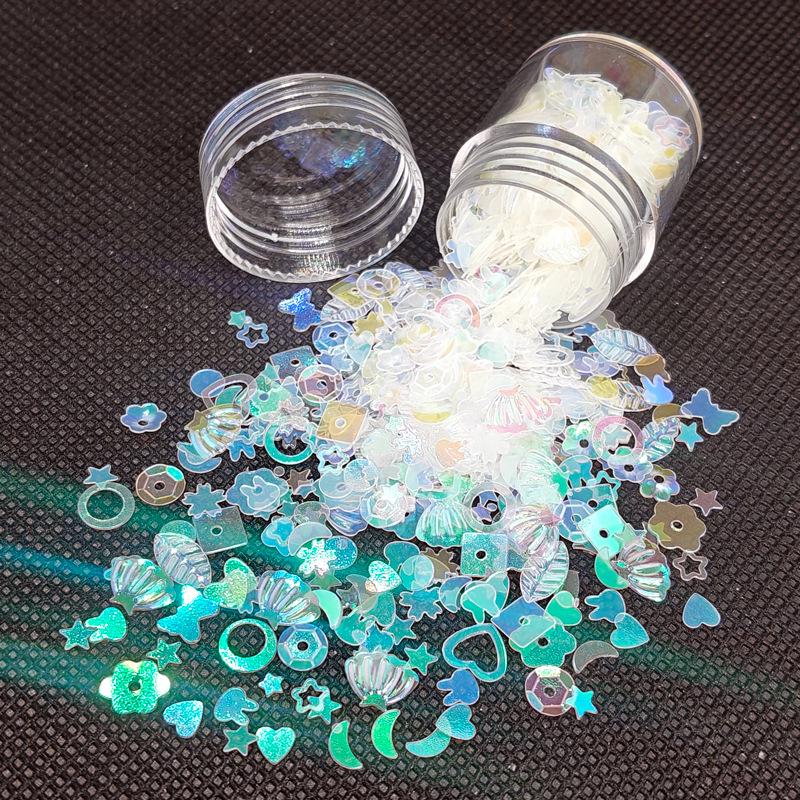 Mini Glitter Epoxy Resin Quicksand Nail Art Fillers