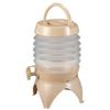 BUNDOK Accordion Water Jug, 7.5L, BD-300BE, Foldable, Beige, Standard Size