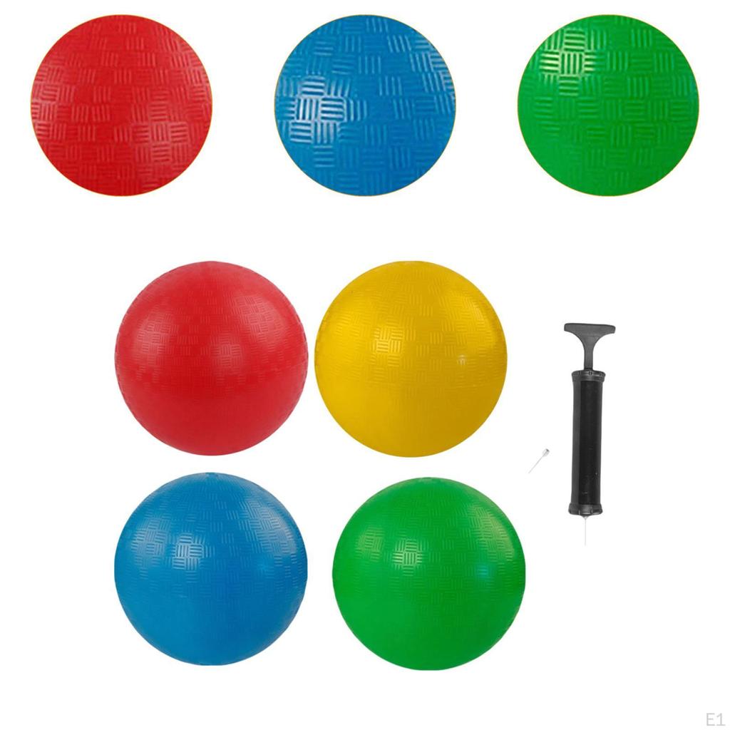 Playground Balls Kickballs Games Portable Toys Inflatable Dodgeballs Bouncing for Yard Garden