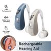 USB Recharging Sound Amplifier Mini Size Wireless Ear Aids Air Conduction Headphones  For Elderly