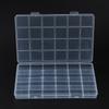 24 Grid Transparent Nail Art Empty Storage Case Box Nail Glitter Bead Display Accessories Container Box