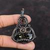 Turritella Agate Pendant Copper Wire Wrapped Gemstone Pendant Stylish Pendant Designer Copper Jewelry Gift For Women Handmade Wire Jewelry