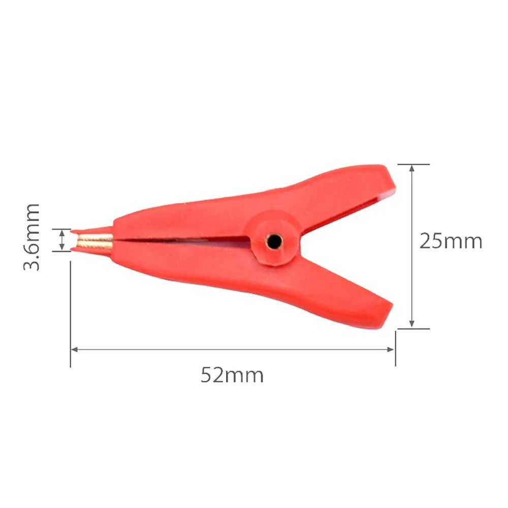 Clips LCR Kelvin Clip Copper Brass Alligator Clamp LCR Kelvin Alligator Clamp Flat Crocodile Clip