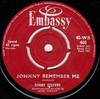 7inch Record BOBBY STEVENS - Johnny Remember Me / Time 45WB460 Embassy 1961 UK Pop Used