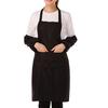 Unisex Simple Pure Color Kitchen Restaurant Bib Cooking Apron with Pocket