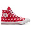 Converse Chuck Taylor All Star Canvas Full Print Stars High Top Skate Shoes Unisex Sneakers White Red 168807C