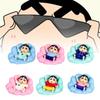 6pcs Cloud Pajamas Crayon Shin Chan Toy Doll Pvc Model Desktop Decor Gifts Xmas