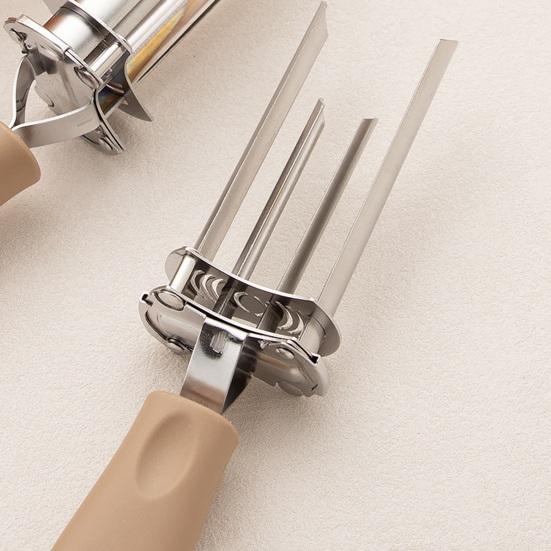 Adjustable Fruit Core Remover Tool Stainless Steel Bell Pepper Cutter Deseeder Quick Seeds Removal for Homemade Dishes