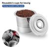 Sturdy Reusable K Cups Stainless Steel Coffee Pod Filter Easy To Clean Coffee Capsule Cup Kitchen