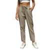 Women's Summer Casual Wide-leg Cotton And Linen High Waist Loose Trousers