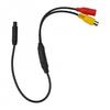 Car Backup Reverse Camera 4-Pin Male To CVBS Female Connector Wire Harness
