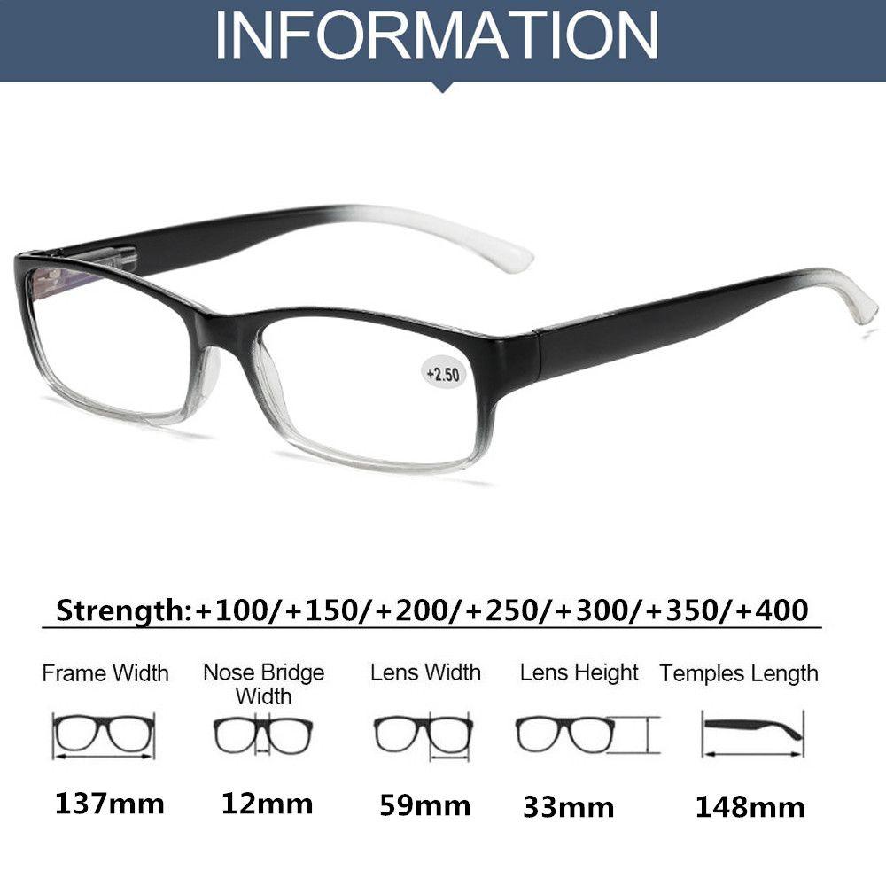 Fashion Vintage Eye Protection Elegant Reading Glasses Ultra Light Frame Eyeglasses Anti-Blue Light