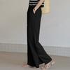 Spring and Summer New Cotton Hemp Loose Elastic Waist Women's Wide Leg Pants