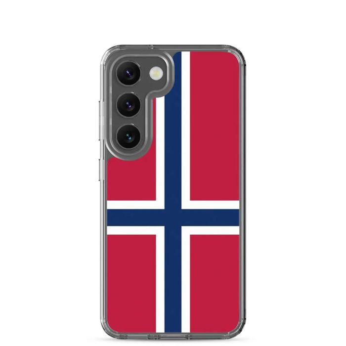 Coque Téléphone - Samsung - Galaxy S23 Plus - Drapeau de la Norvège - Souple - Multicolore