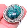 Natural Tibetan Turquoise Gemstone 925 Solid Sterling Silver Gift Ring S.6 F4B35