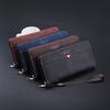 Men's Zipper Long Wallet - Large Capacity Phone Clutch