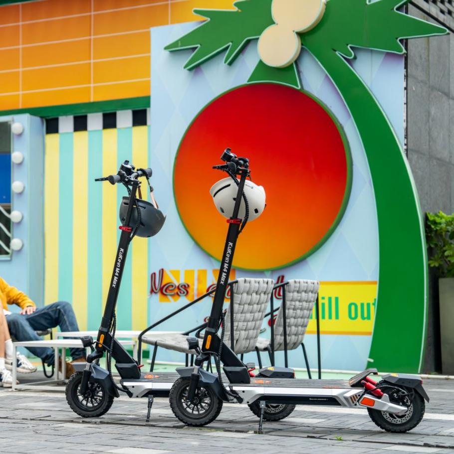 2025 EU New Kukirin M4 Max 1000W 48V 18ah Electric Scooter Max Speed 45 Km/h Dual Hydraulic Suspension Foldable