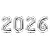 2026 Number Foil Balloons Happy Year Eve Party Decoration Photo Booth Props Supplies Christmas Home Decor Navidad 2026