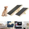 Pet Cat Ladder Wood Dog Ramp Height Adjustable Slip Resistance Foldable Pet Climbing Ladder for Sofa Bed Car Pet Climbing Ladder