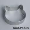 Форма для печенья в форме кошки из алюминиевого сплава, пасхальное печенье, выпечка, печенье, форма для помадки, печенья, своими руками