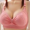 Hollow Bra Push Up Open Back Large Size Thin Anti Sagging Side Receiving Side Breasts Beauty Back Non Magnetic Ladies Bra
