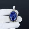 Sodalite Gemstone Handmade 925 Sterling Silver Jewelry Pendant, Natural Sodalite, Holiday Gift for Her Jewelry for Special Occasions
