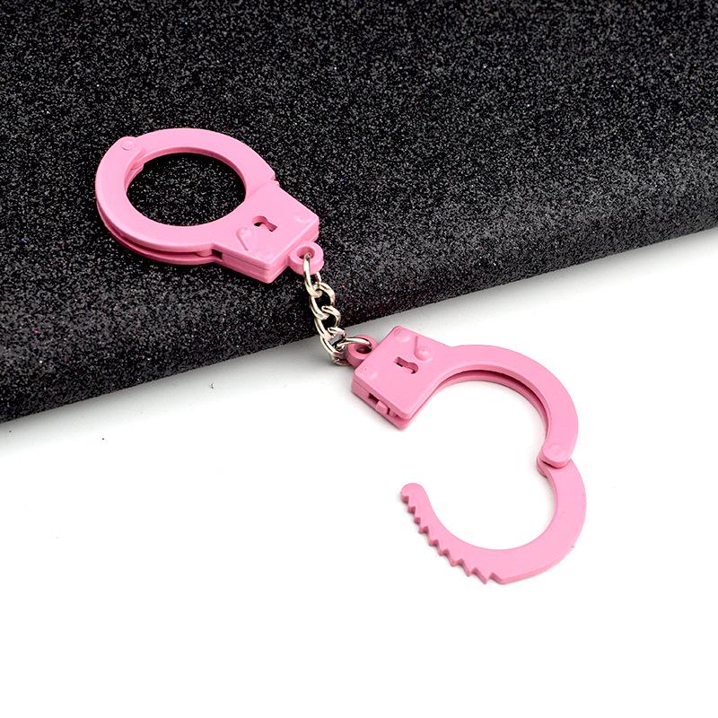 Personalized Couple Handcuff Keychain - Exquisite Mini Metal Keyring