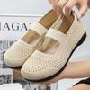 Shoes Women's Summer New Flat-bottomed Flat-heeled Casual Breathable Women's Hollowed-out Fly-woven Women's Shoes