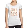 Tee-Shirt Femme Manches Courtes Trick Or Teach