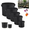 5gal 10gal Fabric Plant Grow Bags Pots Fruit Flower Pot Tools Garden Growing Vegetable Big Size Potato Veg Planting